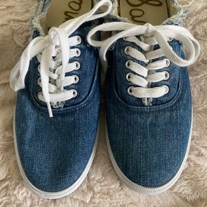 Sam Edelman denim boat shoes/ loafers 9
